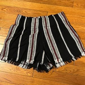 High waisted boho shorts